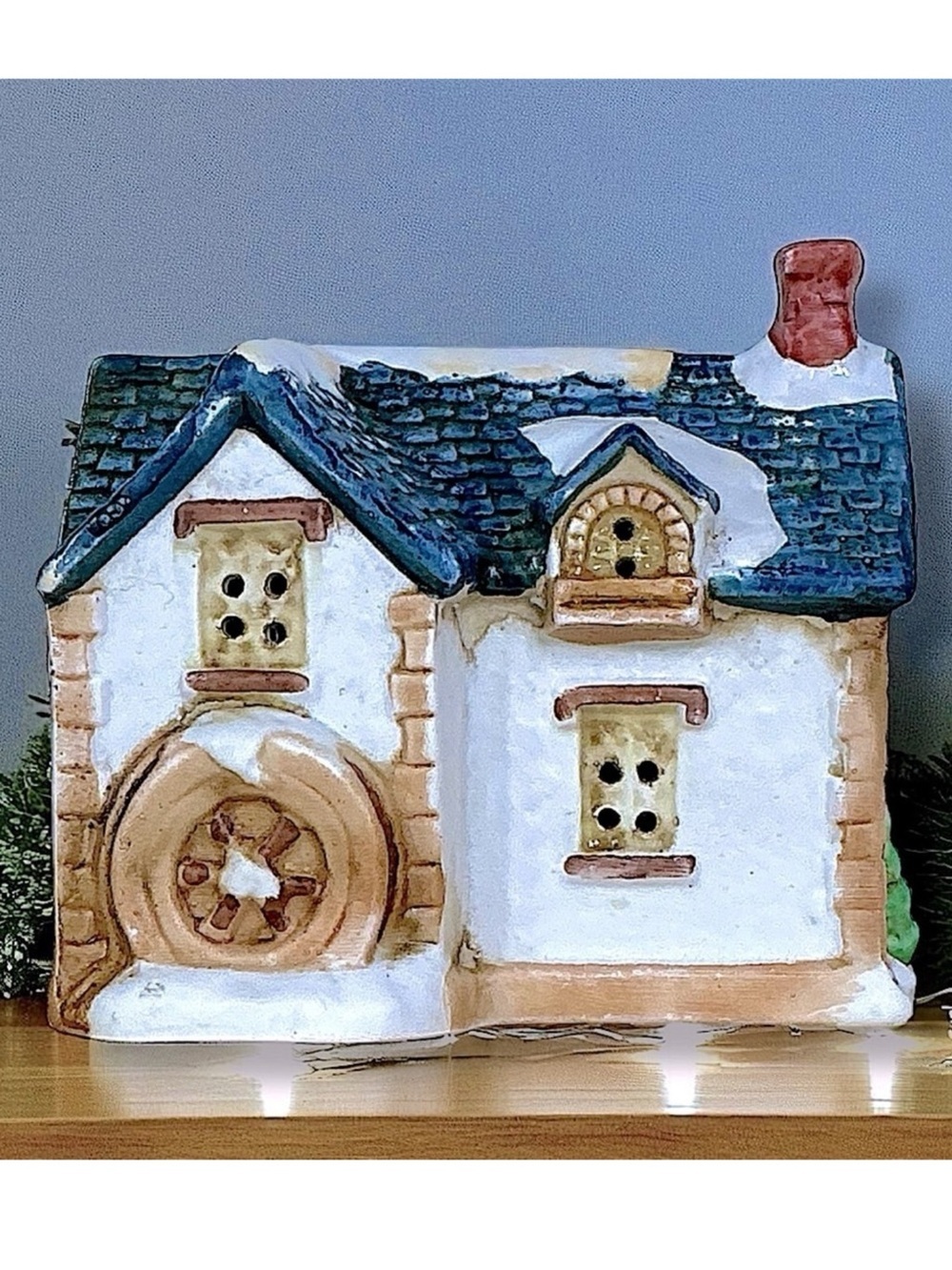 Village Grist Mill Holiday Dickens of London Christmas Porcelain House Vintage